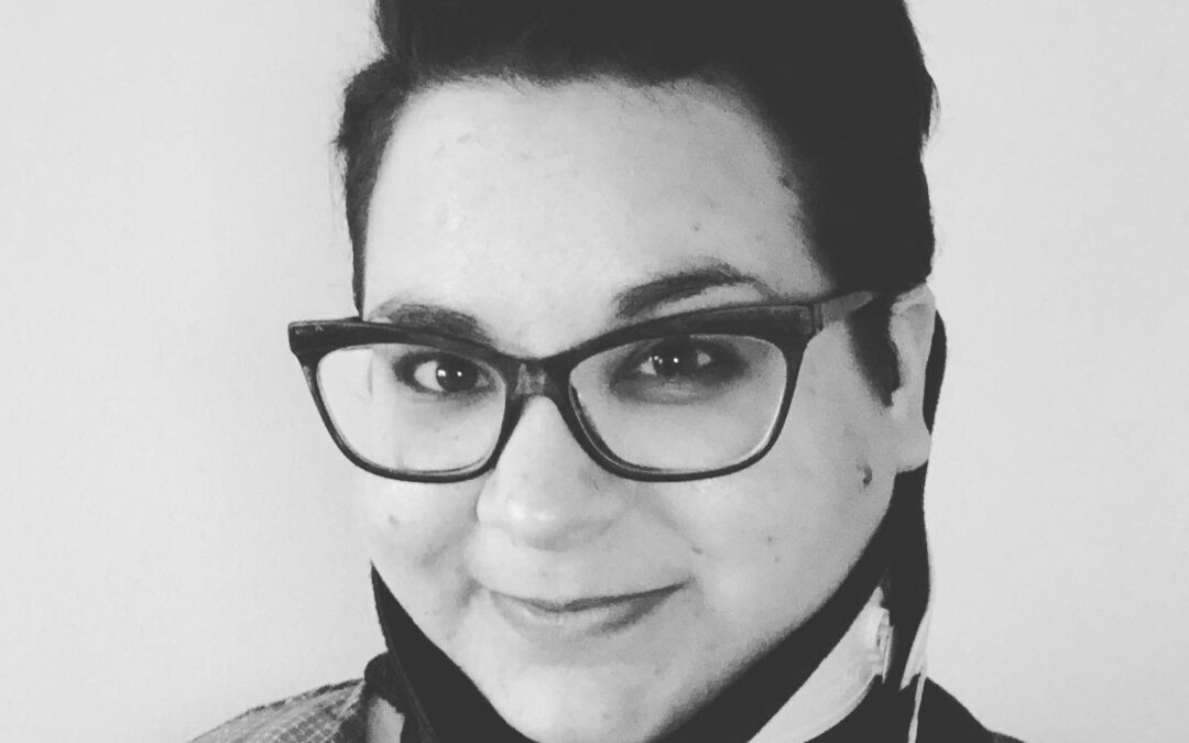 Black and white photo of Ophira Calof.